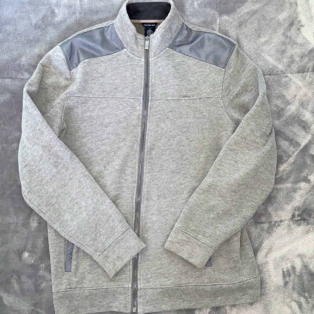 Calvin Klein Logo Zip Sweater